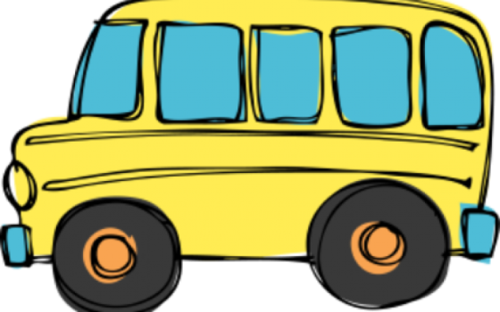 a yellow school bus