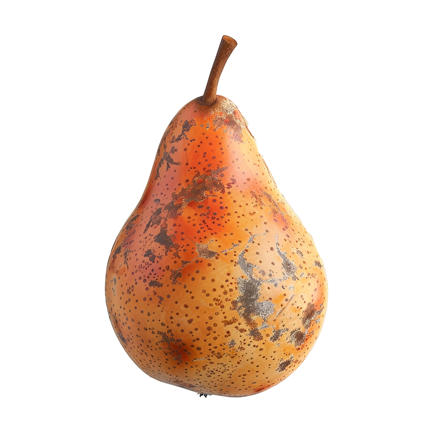 a pear on a white background