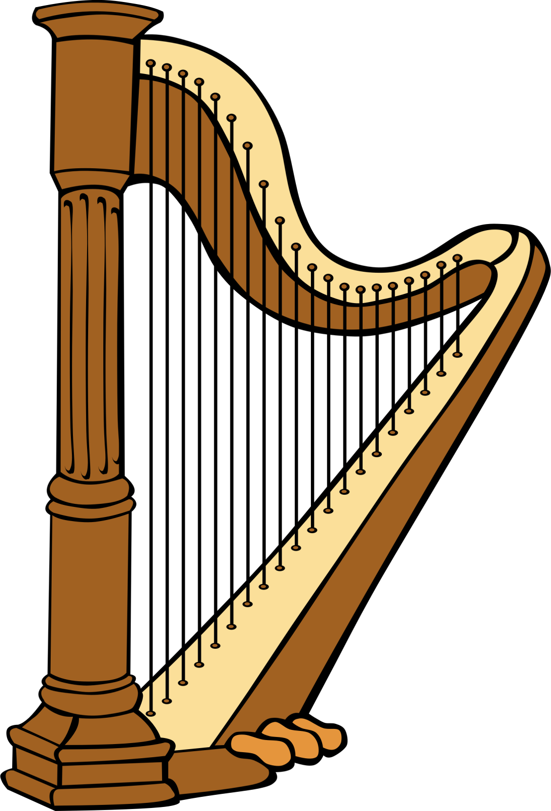 a harp clipart