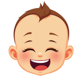 a baby boy's face with an open mouth