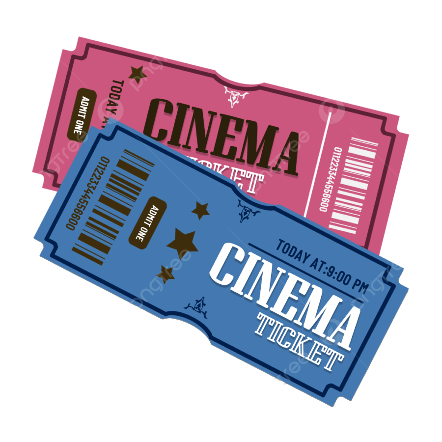 a pair of cinema tickets