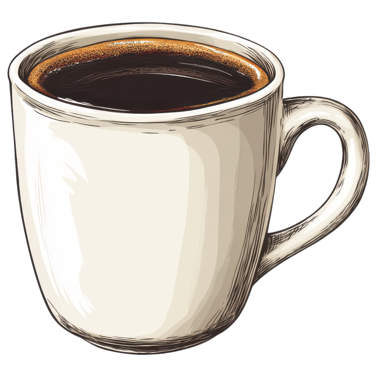 a cup of coffee