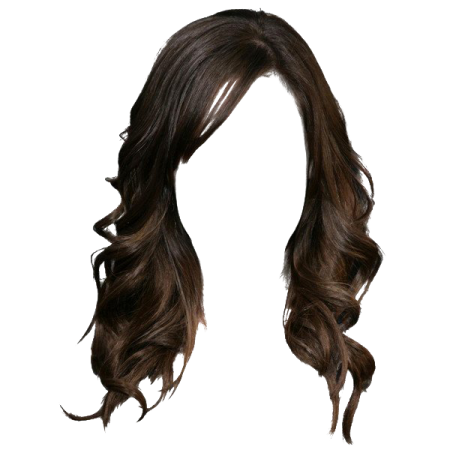 a woman with long brown hair