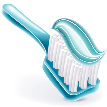 a toothbrush on a white background