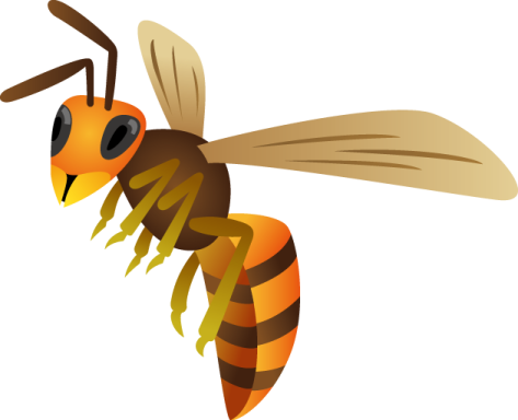 an illustration of a bee