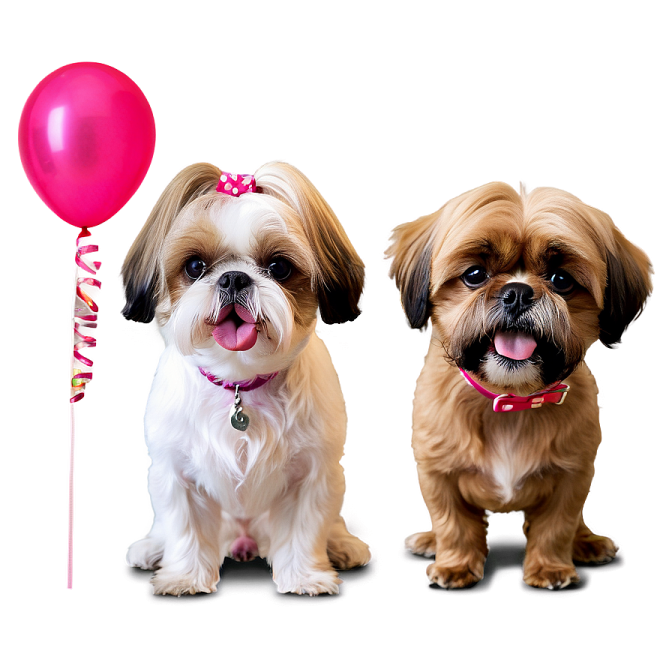 two small dogs sitting next to each other dogs
