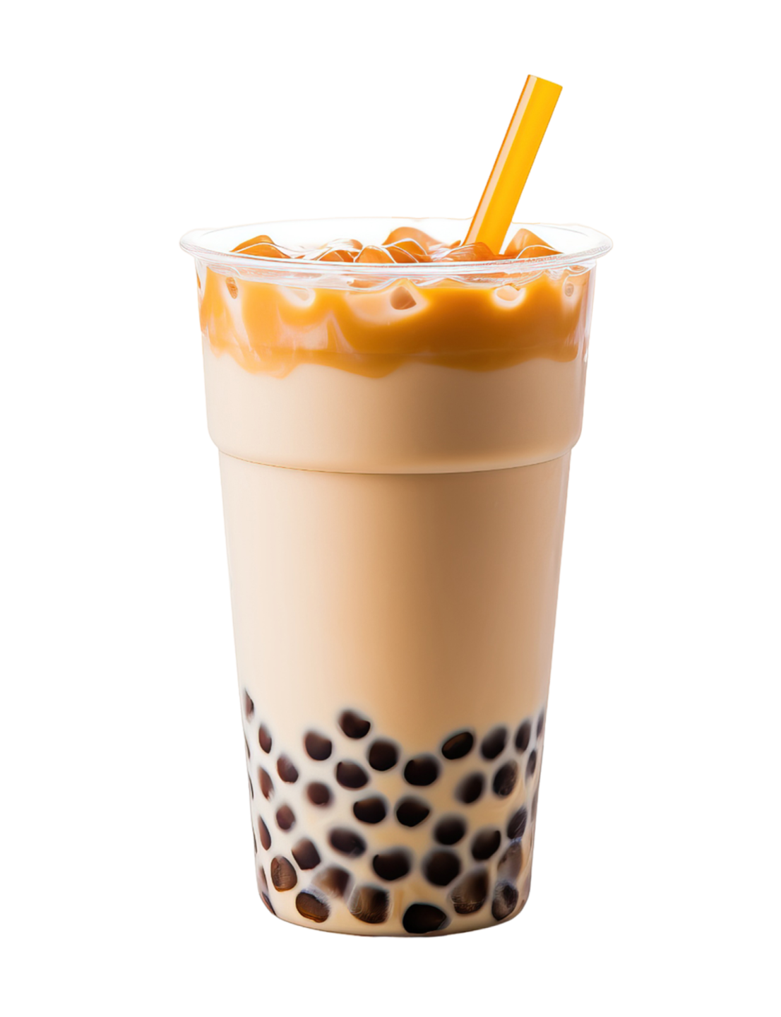a cup of coffee with a straw sticking out of it