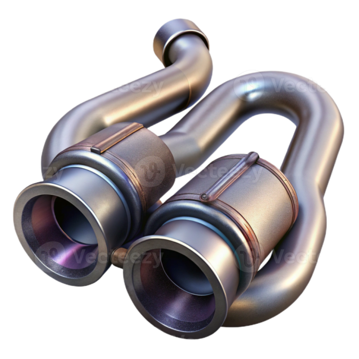 an image of a pair of exhaust pipes