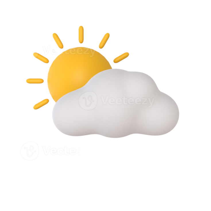 a weather icon on a white background
