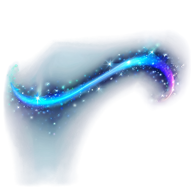 a blue and purple swirl with stars on it