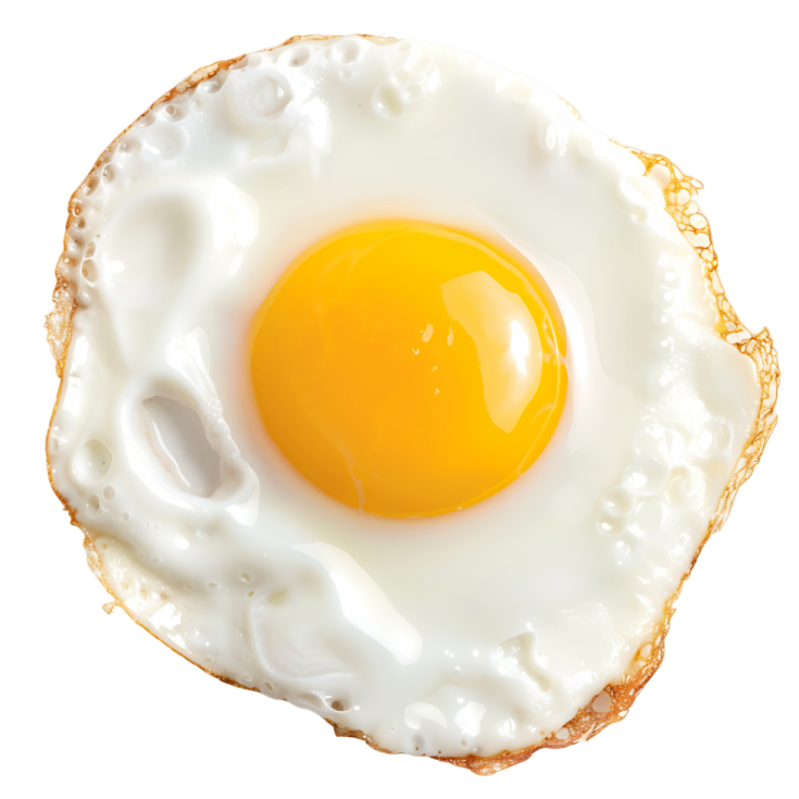 a fried egg on top of toasted bread