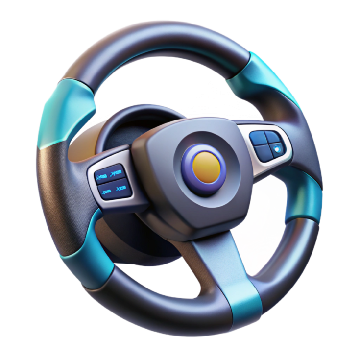 an image of a steering wheel