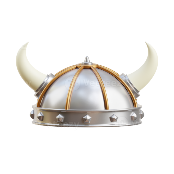a viking helmet with horns on it