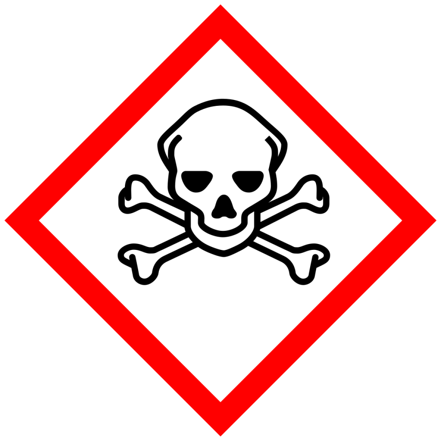 a skull and crossbone symbol on a white background