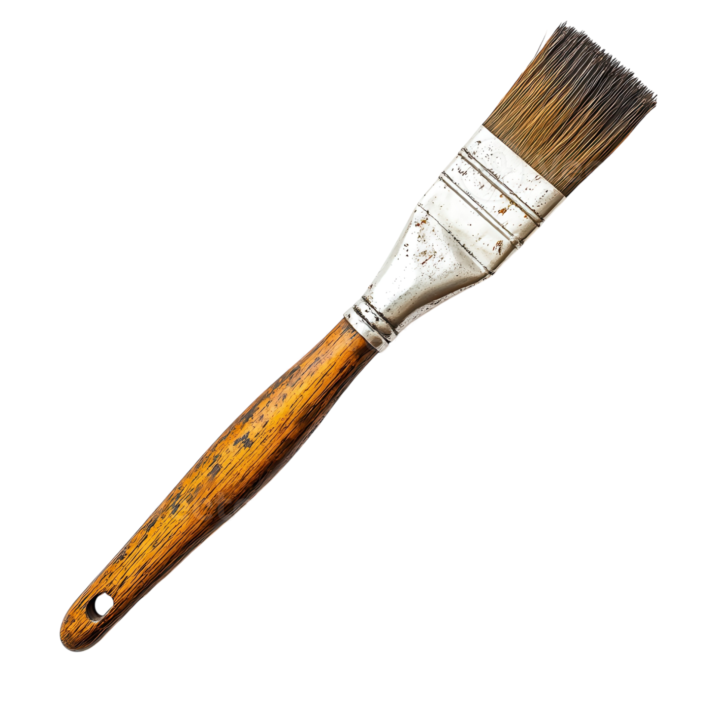 a paint brush on a white background