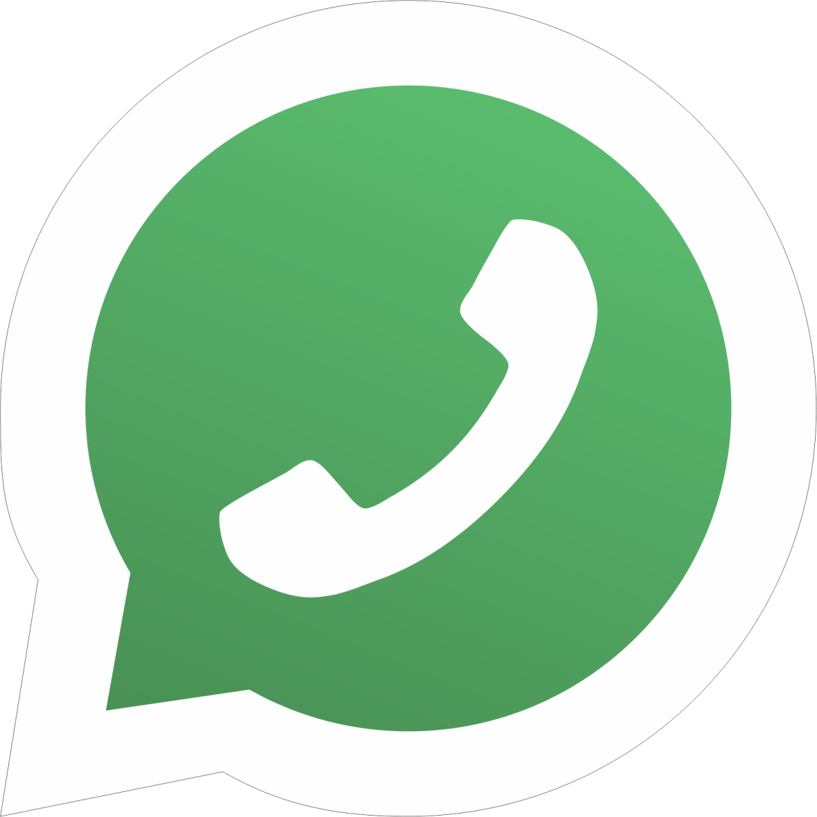 a green phone icon with a white background