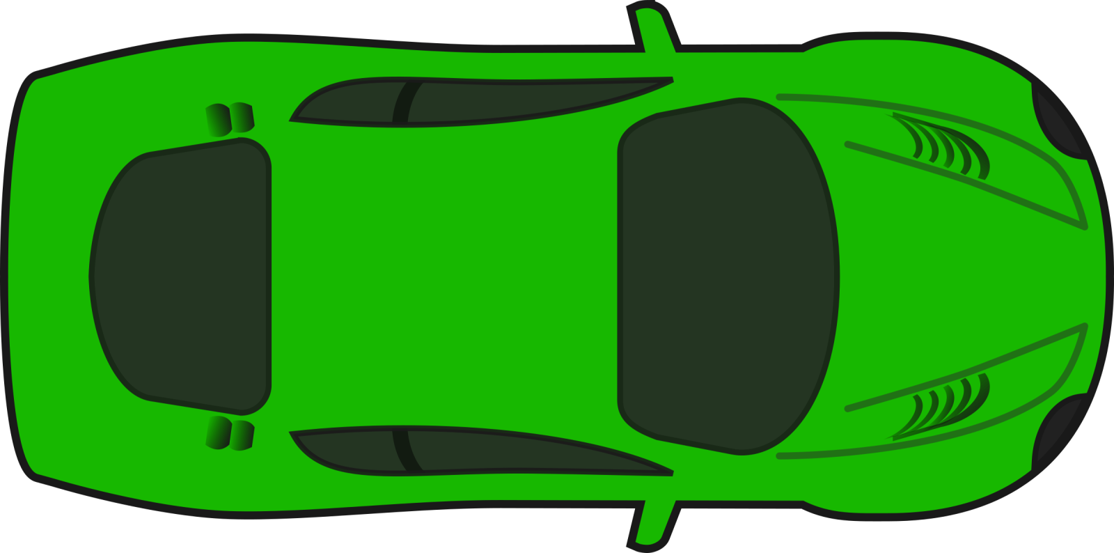 a green sports car