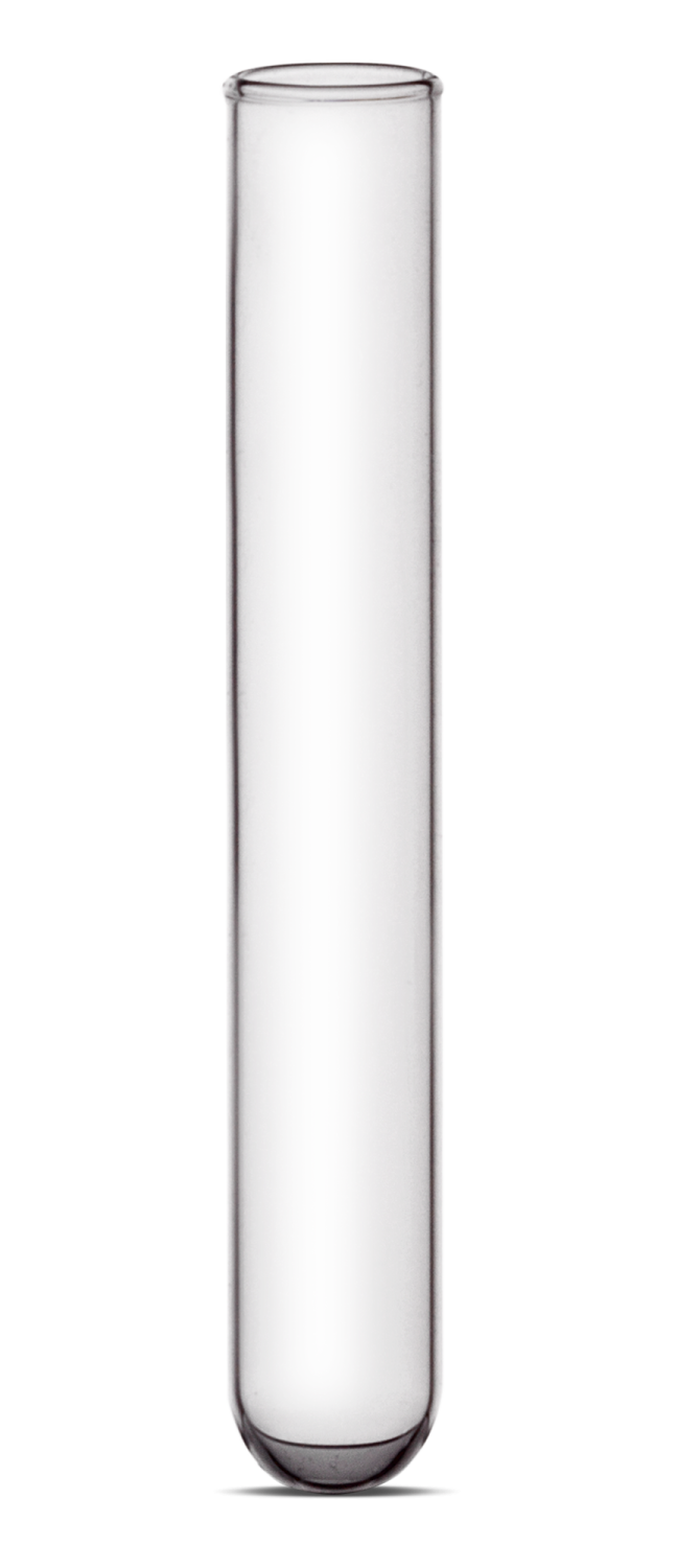 a glass vase with a white background