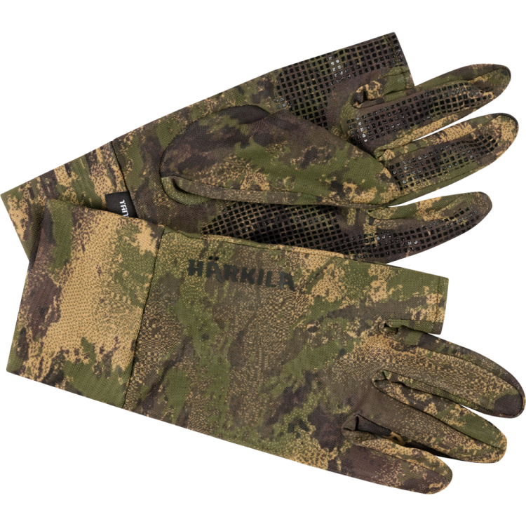 a pair of gloves on a white background