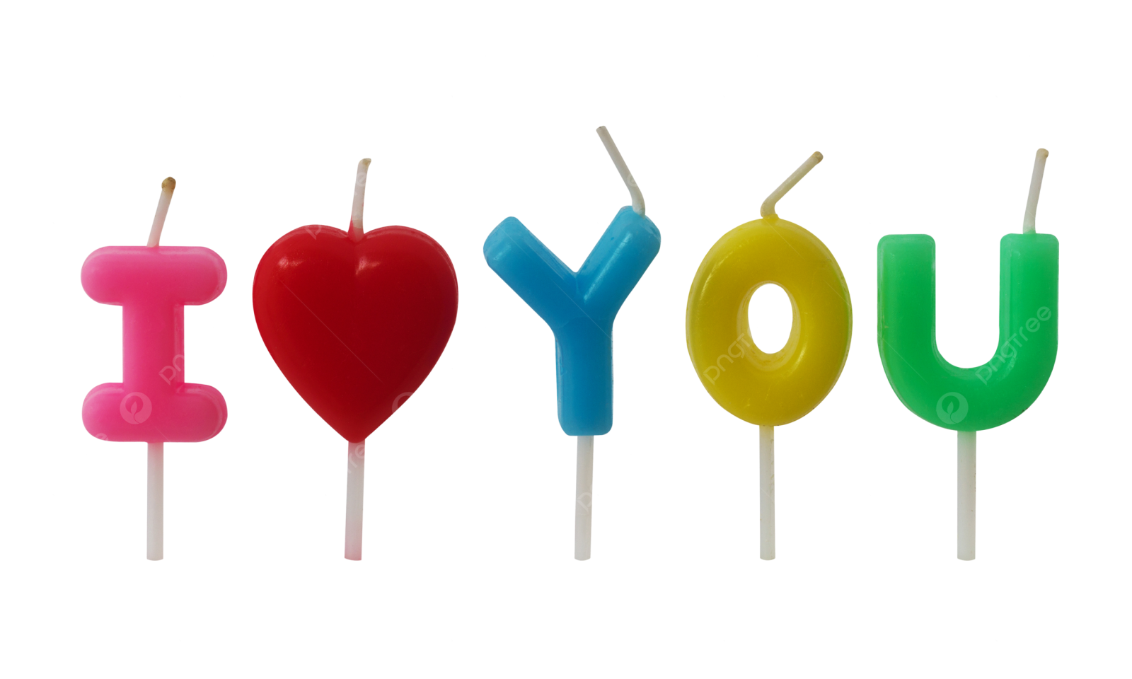 i love you cake toppers