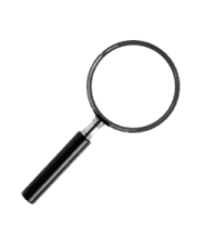 a magnit with a black handle