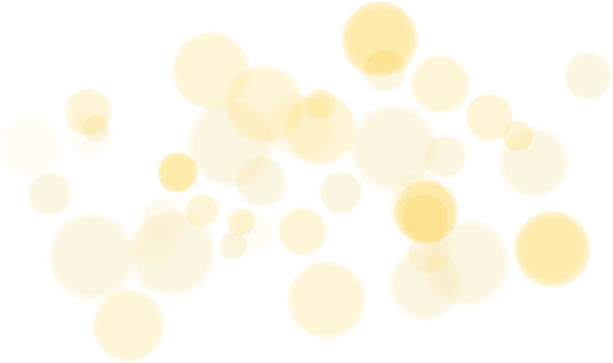 a white background with yellow circles