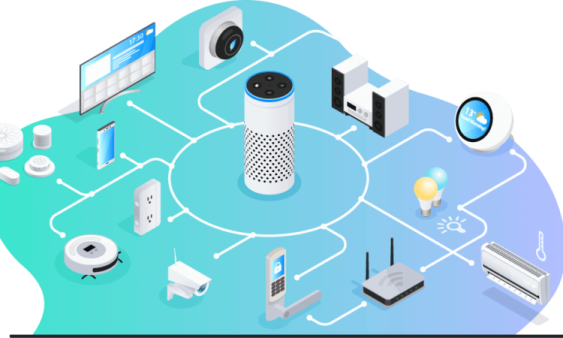 an illustration of a home security system