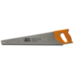a saw with an orange handle