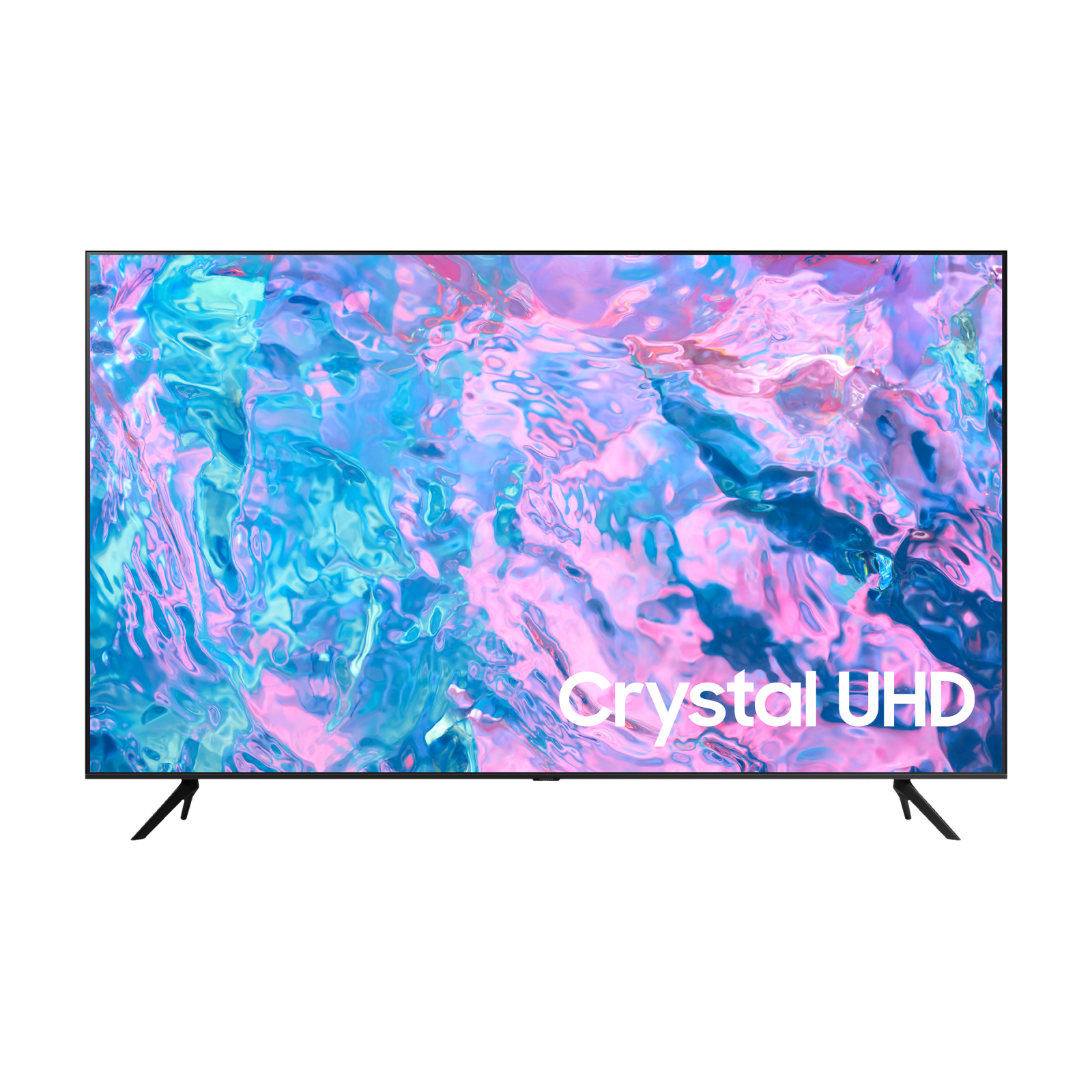 the samsung smart tv is shown on a white background