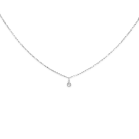 a diamond necklace on a white background