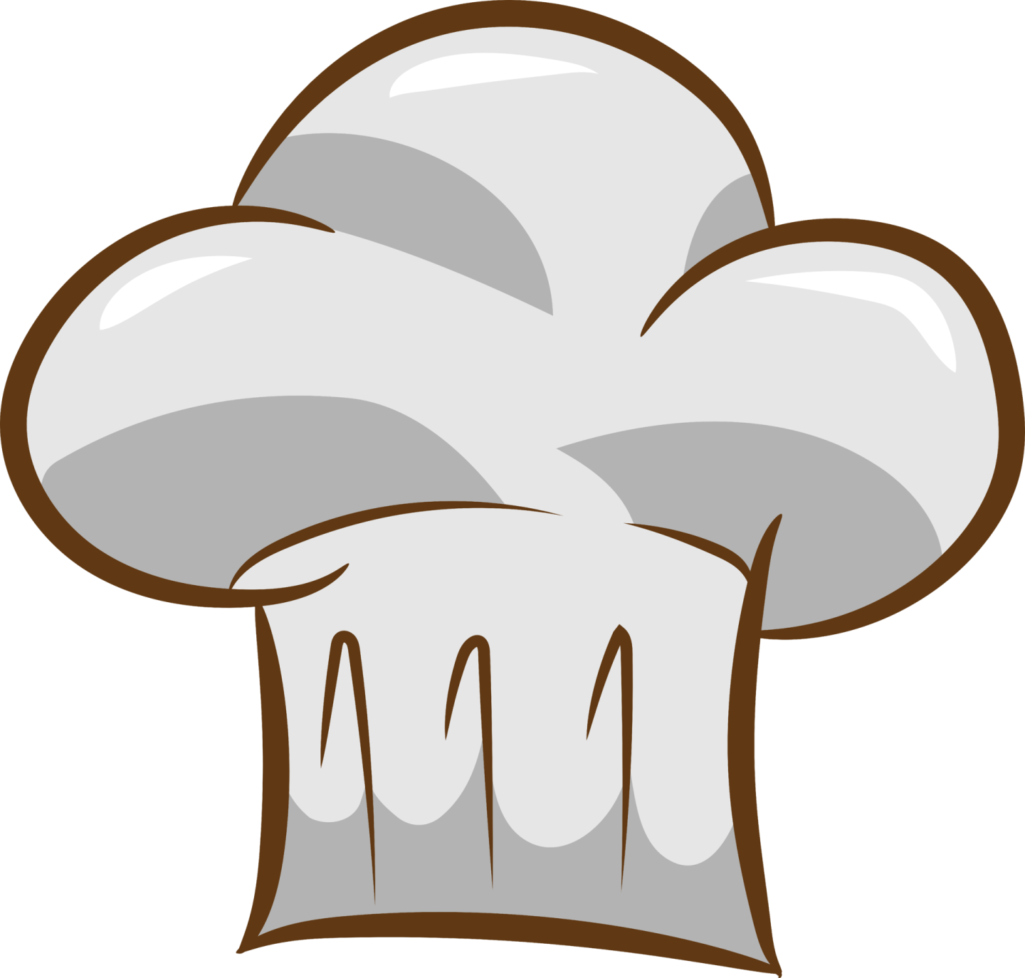a chef hat on a white background