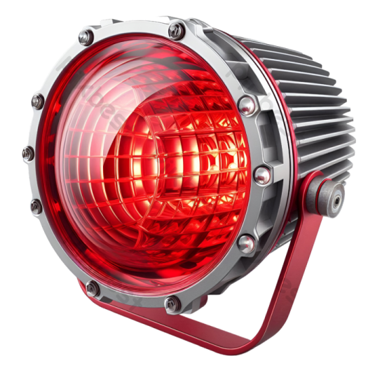 an image of a red light on a white background