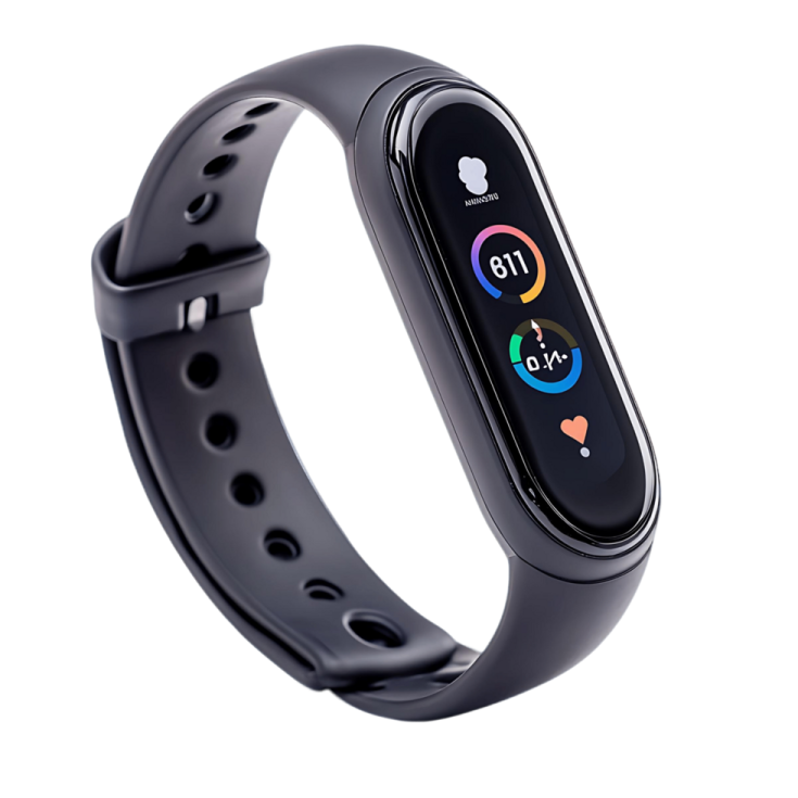 a black smart watch with an apple watch face