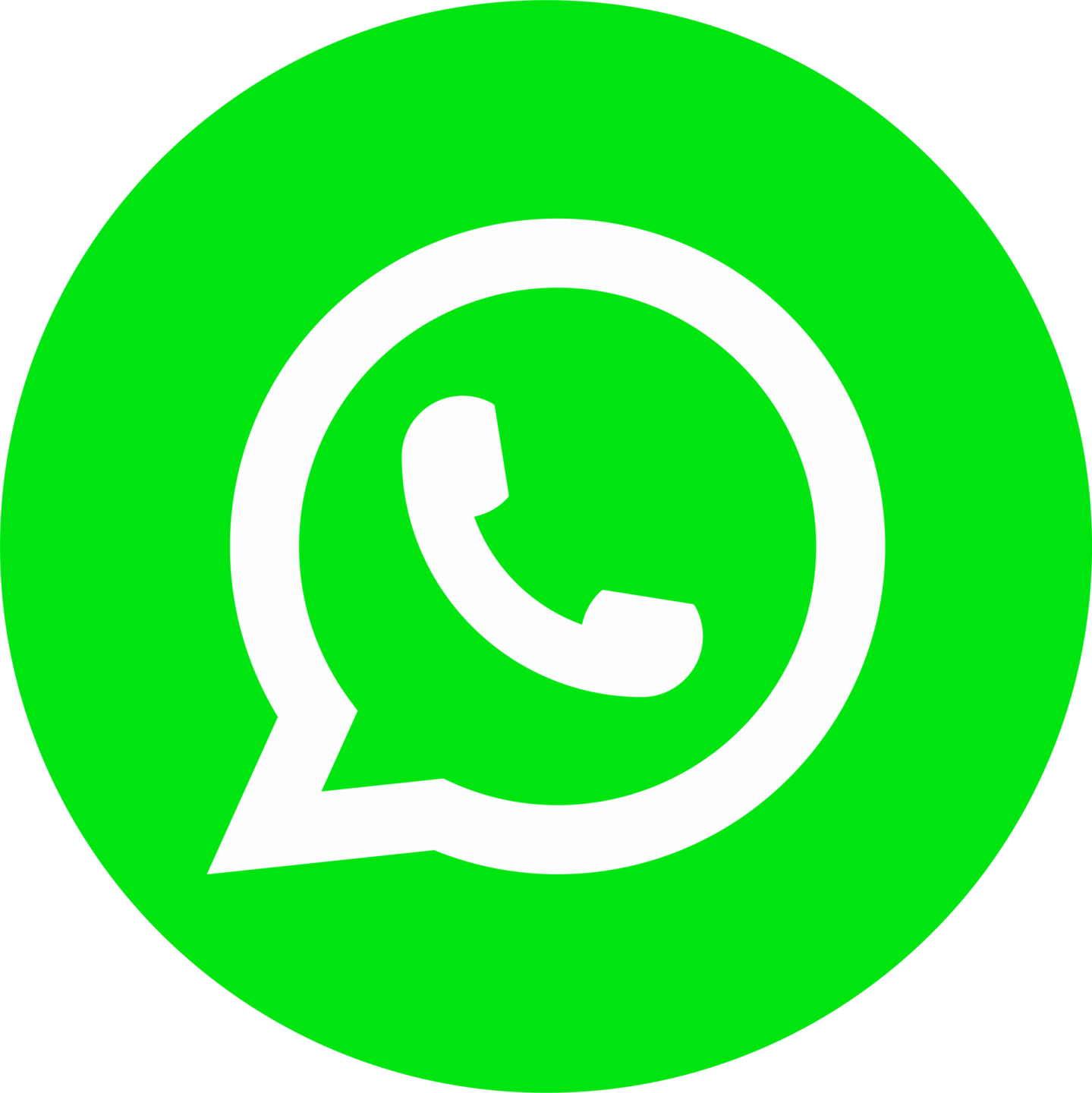 a green icon of a chat button