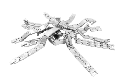 a bunch of keys on a white background