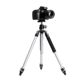 an image of a camera on a tripod