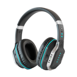 a pair of bluetooth wireless headphones