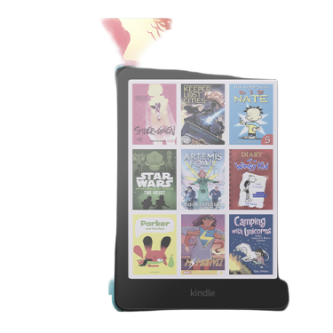 a kindle kind case with illustrations on it