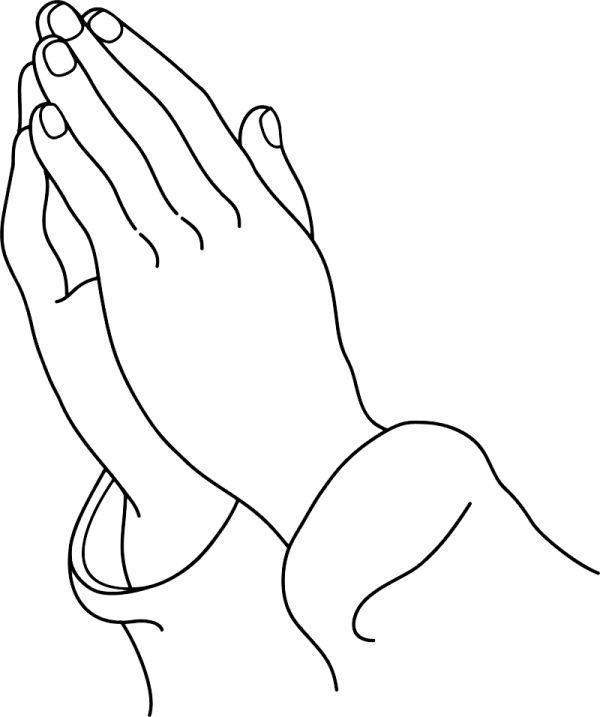 a praying hands