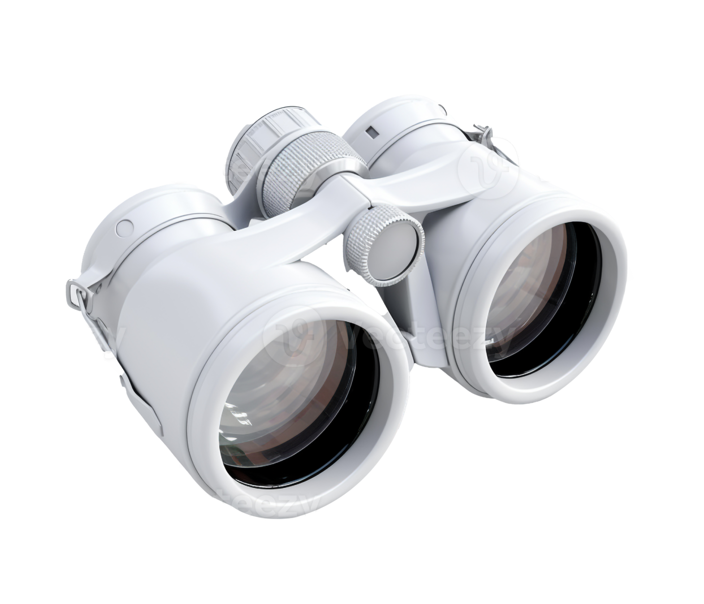 a pair of binoculars on a white background