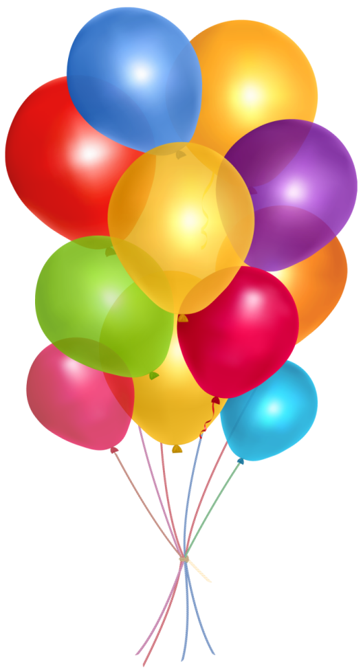 a bunch of colorful balloons