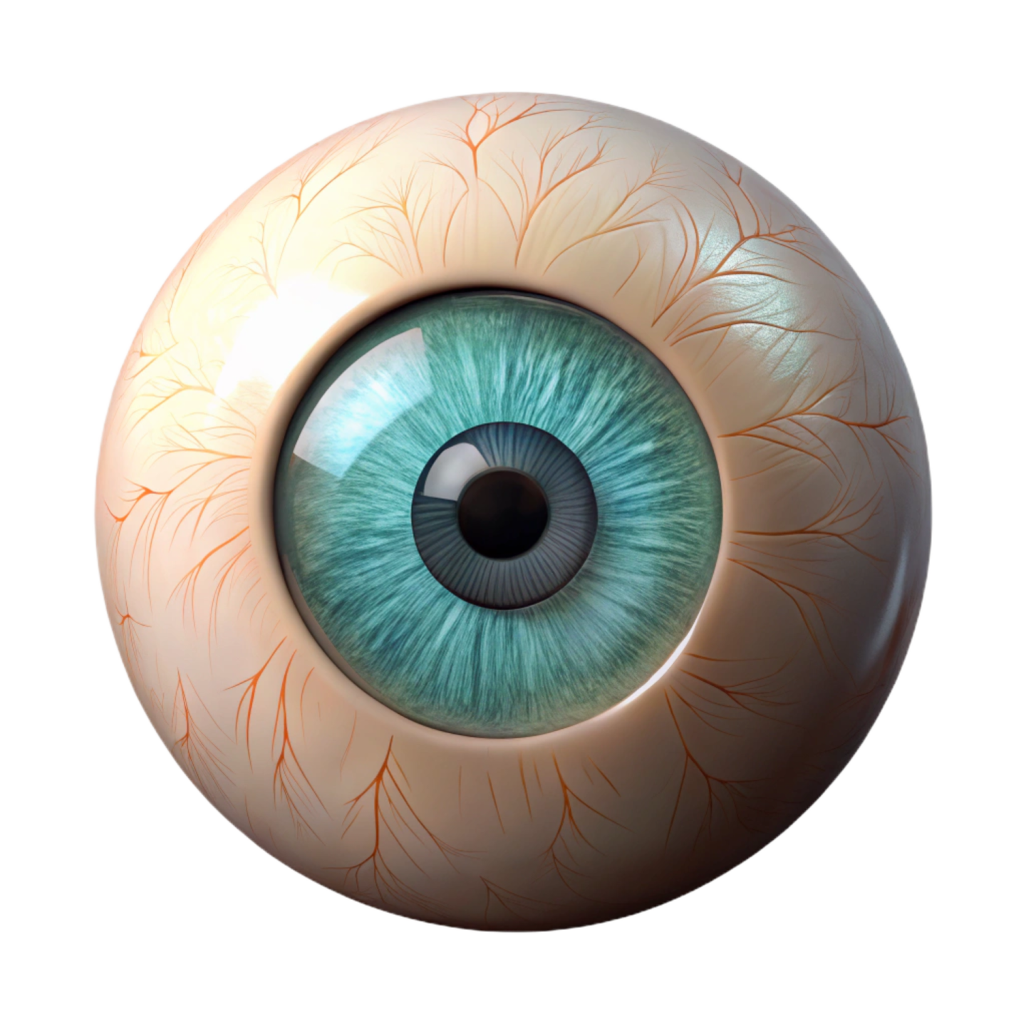 a close up view of an eye