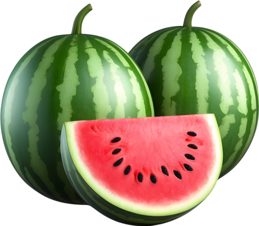 watermelon isolated on a white background