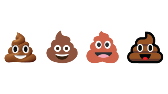 a row of different emotics