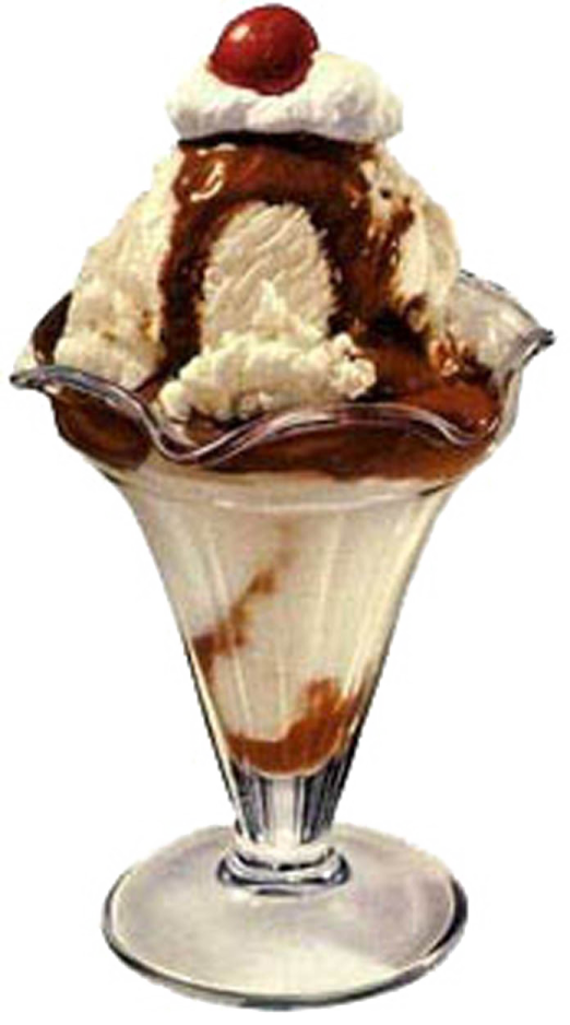 a picture of an ice cream sundae
