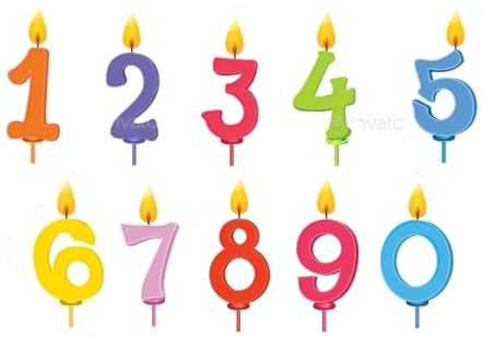 birthday candles - birthdays seasons