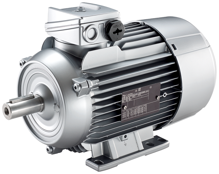 an electric motor on a white background