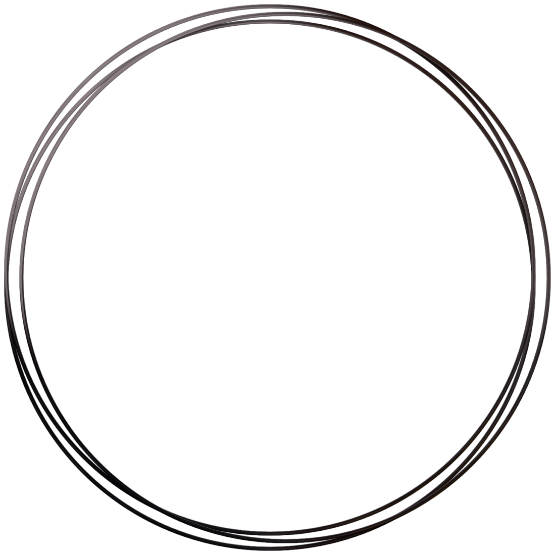 a black and white circle on a white background