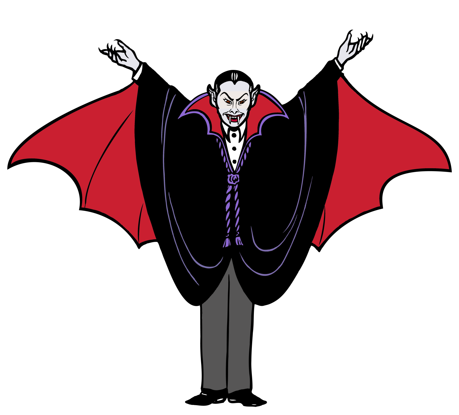 a man in a suit and tie with a bat