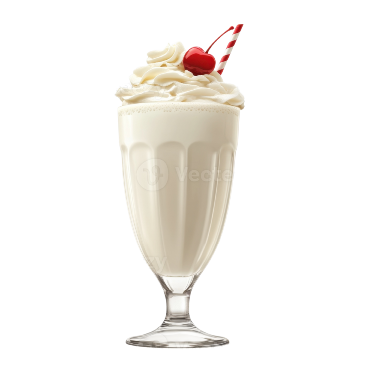 a glass filled with whipped cream and topped with a cherry